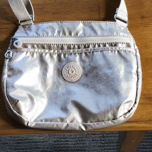 Kipling Emmylou Metallic Crossbody Bag Starry Gold Metallic